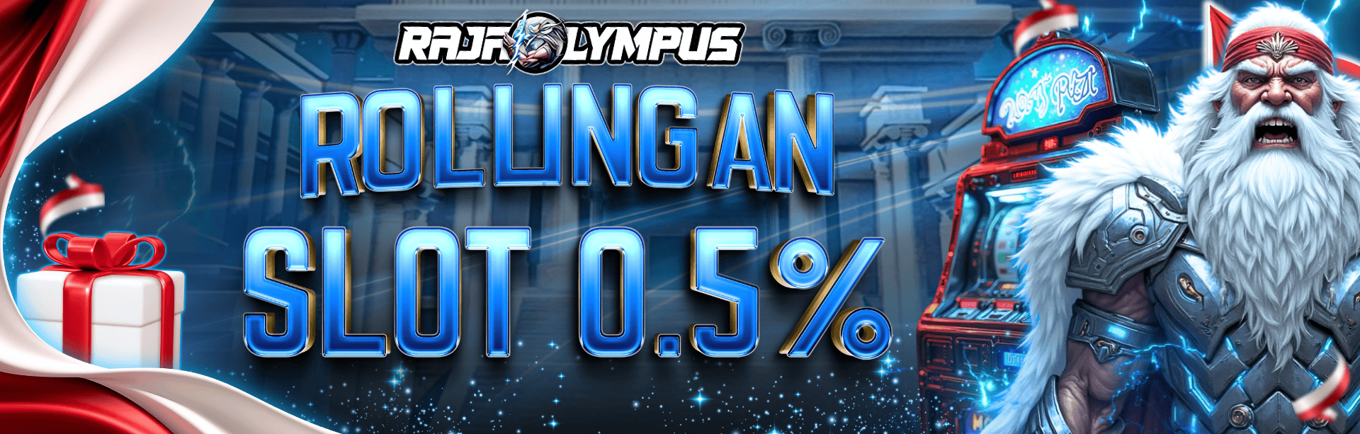 Rollingan Slot 0.5% Mingguan