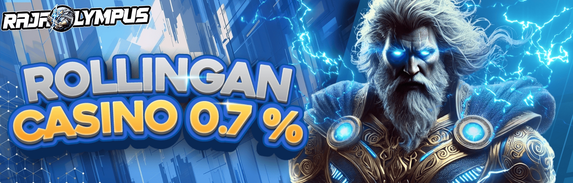 Rollingan Casino 0.7% Mingguan