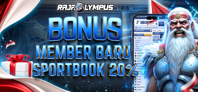 BONUS NEW MEMBER 20% (Sportbook)