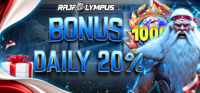 BONUS DEPOSIT HARIAN SLOT 20%