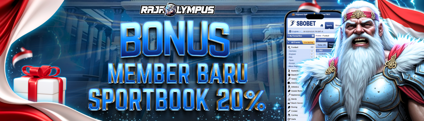 BONUS NEW MEMBER 20% (Sportbook)