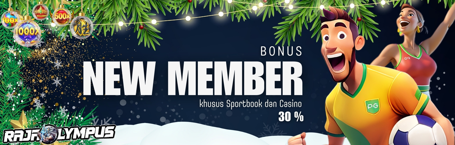 Bonus Member Baru Sports & Casino 30%