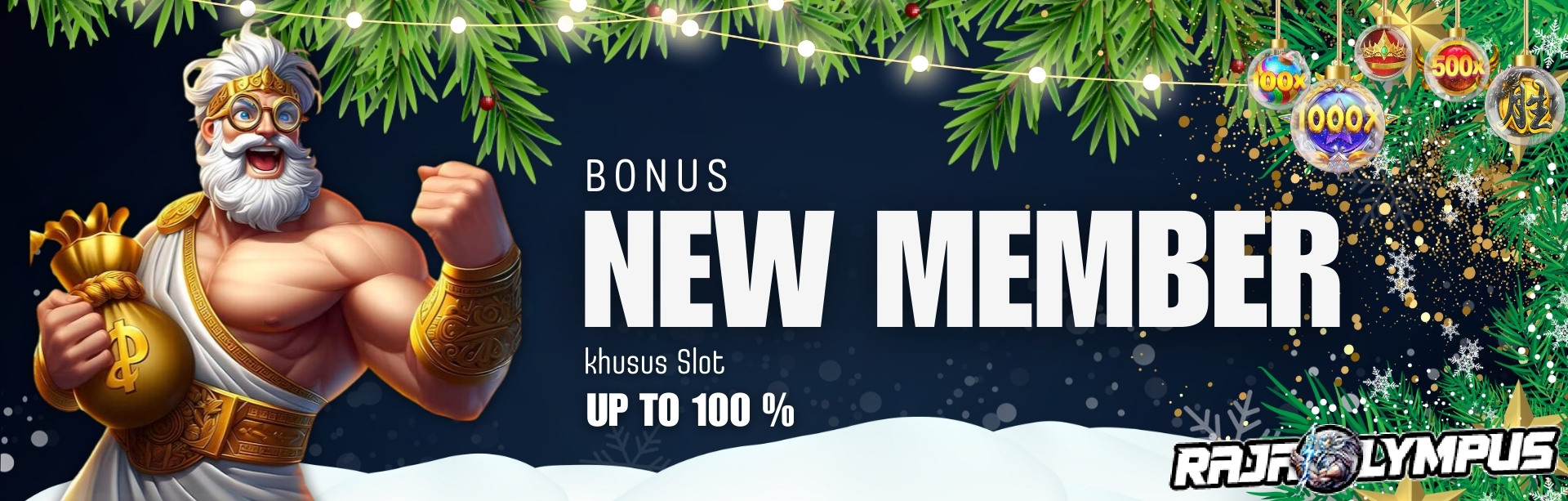 Bonus New Member Slot 100%