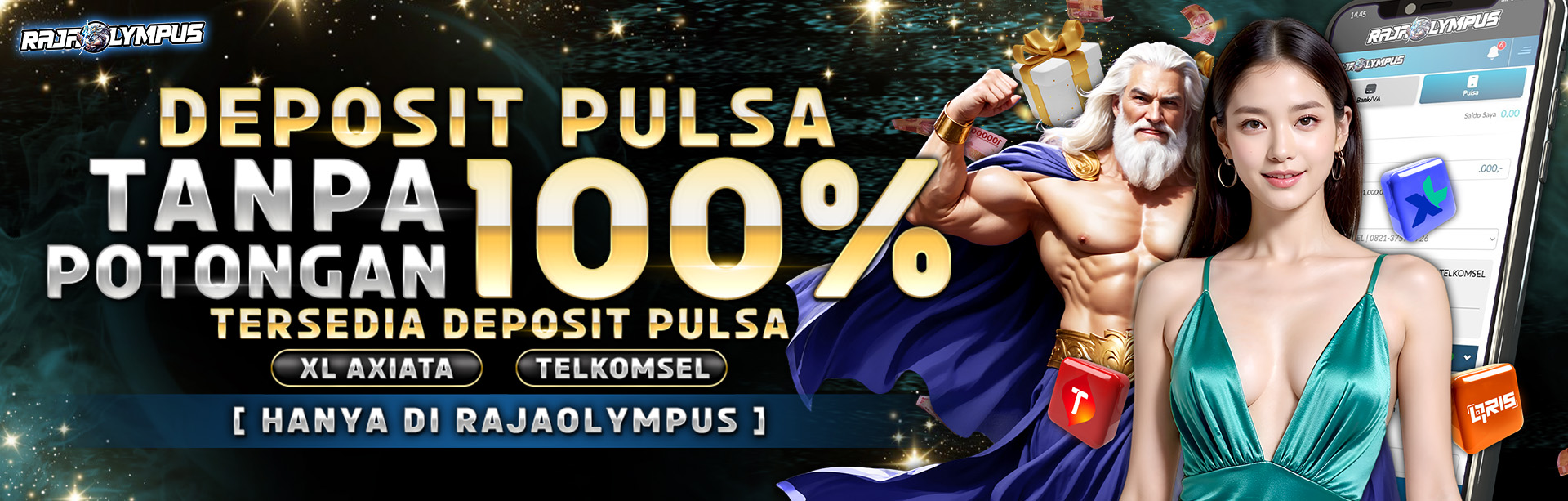 PULSA TANPA POTONGAN 100%