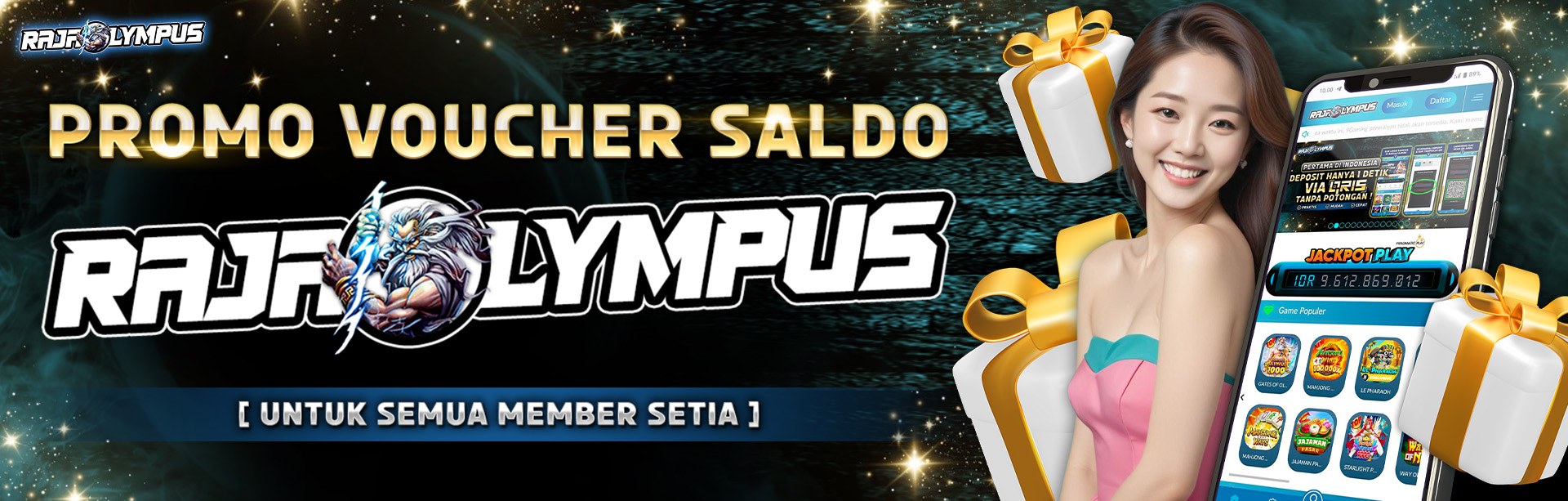 PROMO VOUCHER SALDO RAJAOLYMPUS